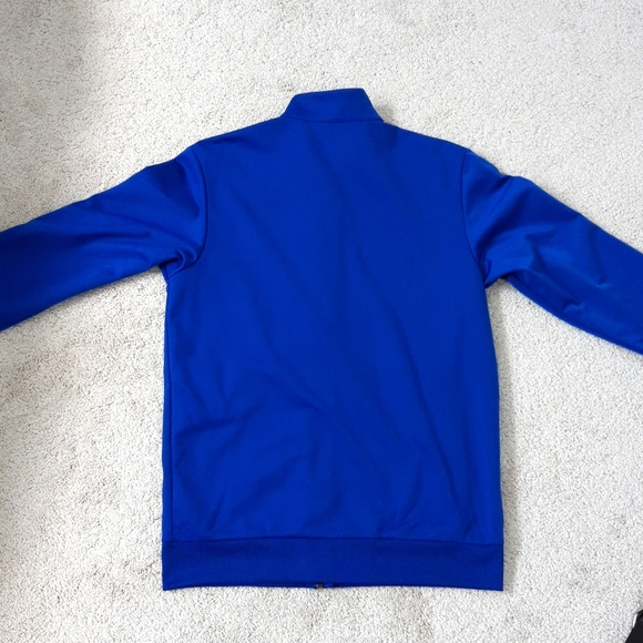 Adidas - Blue Tracksuit with Black Stripes - Picture 2 of 4